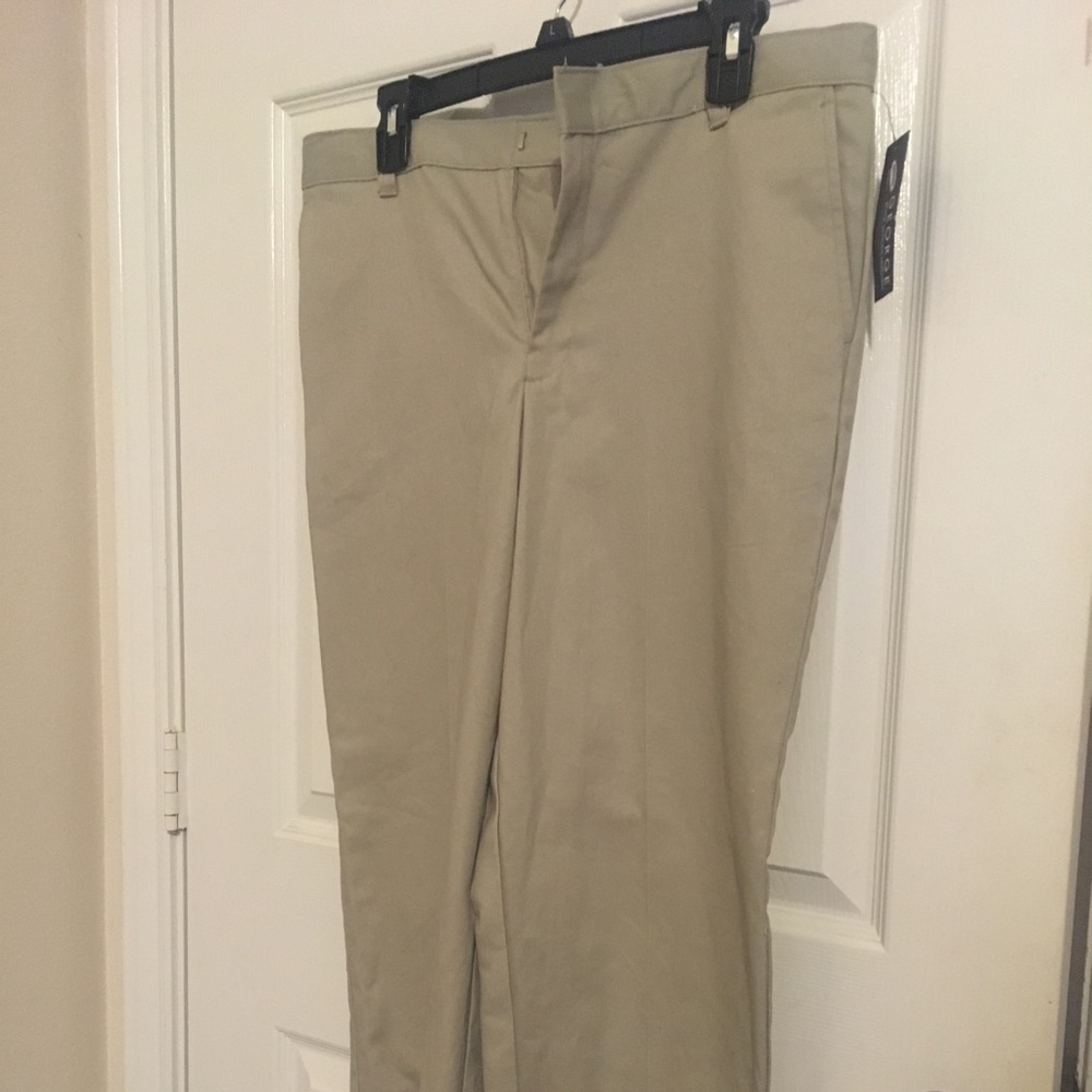 Boys 16 Husky khaki pants NWT